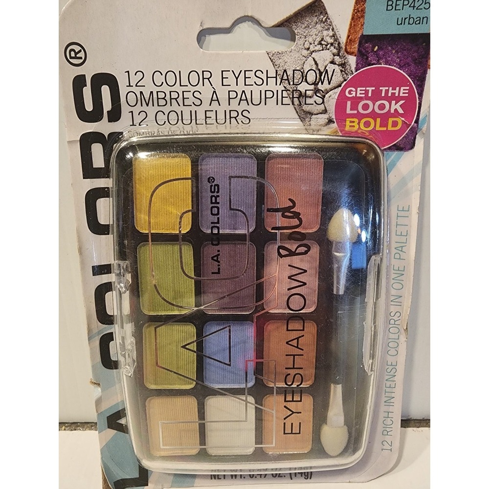 L. A. Colors Nude 12 Color Eyeshadow Urban C68684/BEP425